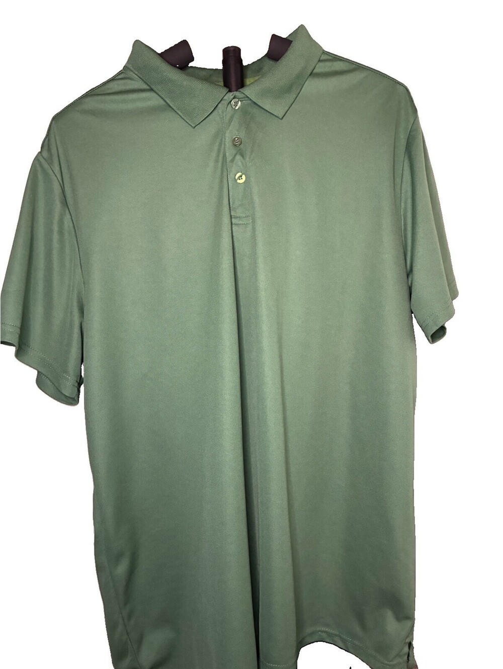 Real Essentials Green Button Collared Shirt Size XL